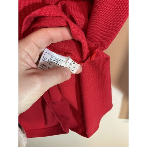 5.11 Tactical Men’s XL Long Sleeve Polo Shirt Red Performance Uniform - Picture 8 of 10